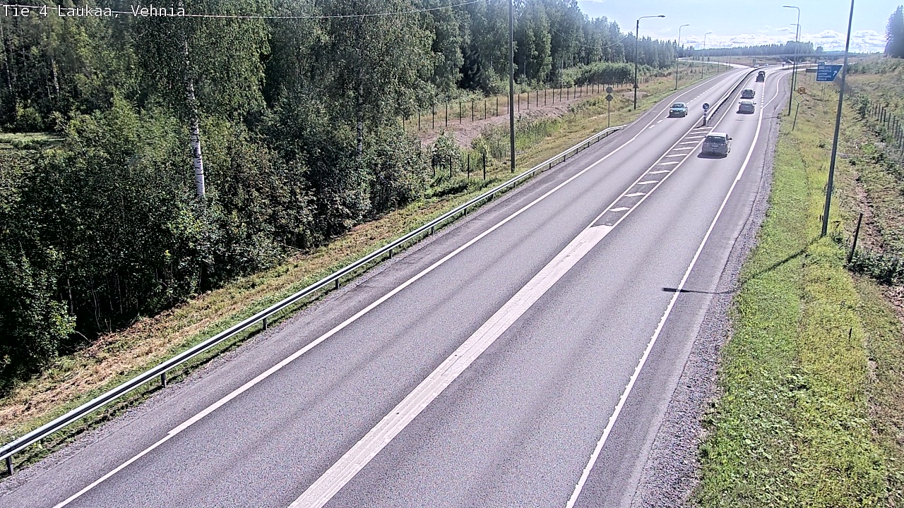 Kelikamerat Kuva Tie 4  Laukaa, Vehniä, Laukaa, Keski-Suomi