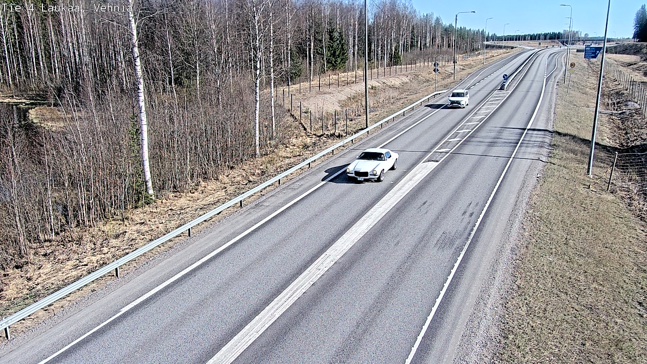 Weather Camera Image Väg 4  Laukaa, Vehniä, Laukaa, Keski-Suomi