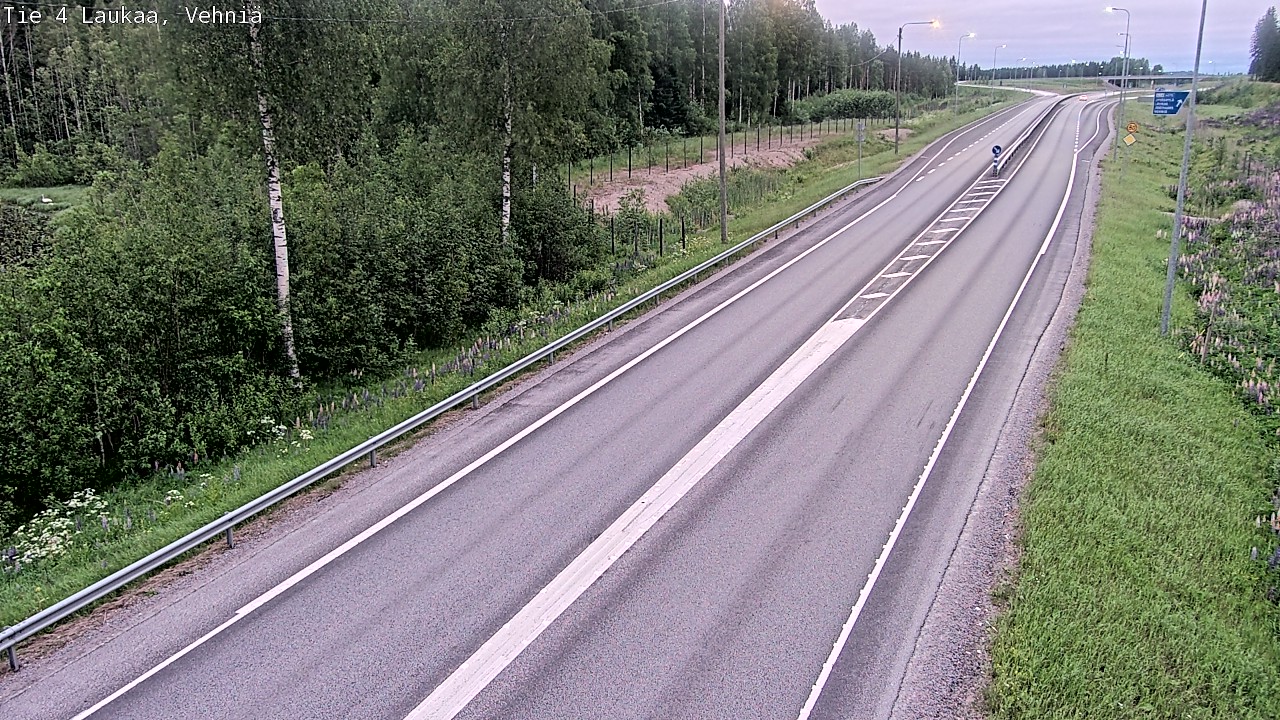 Kelikamerat Kuva Tie 4  Laukaa, Vehniä, Laukaa, Keski-Suomi