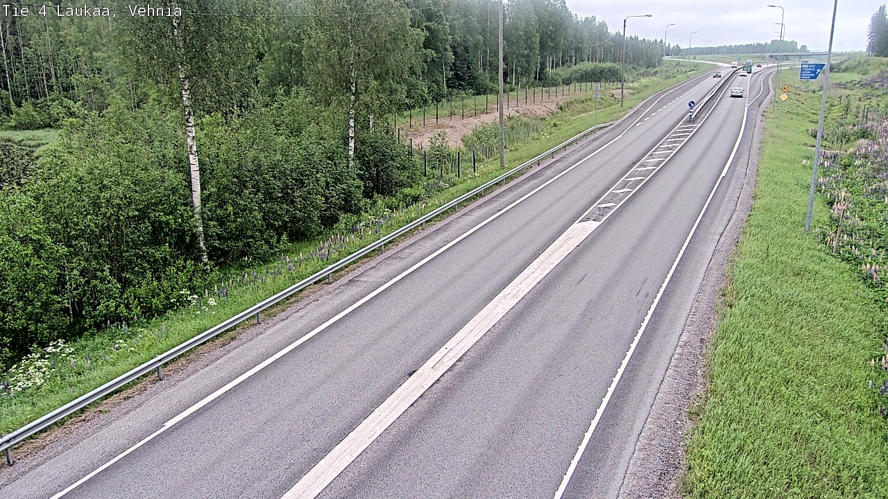 Kelikamerat Kuva Tie 4  Laukaa, Vehniä, Laukaa, Keski-Suomi