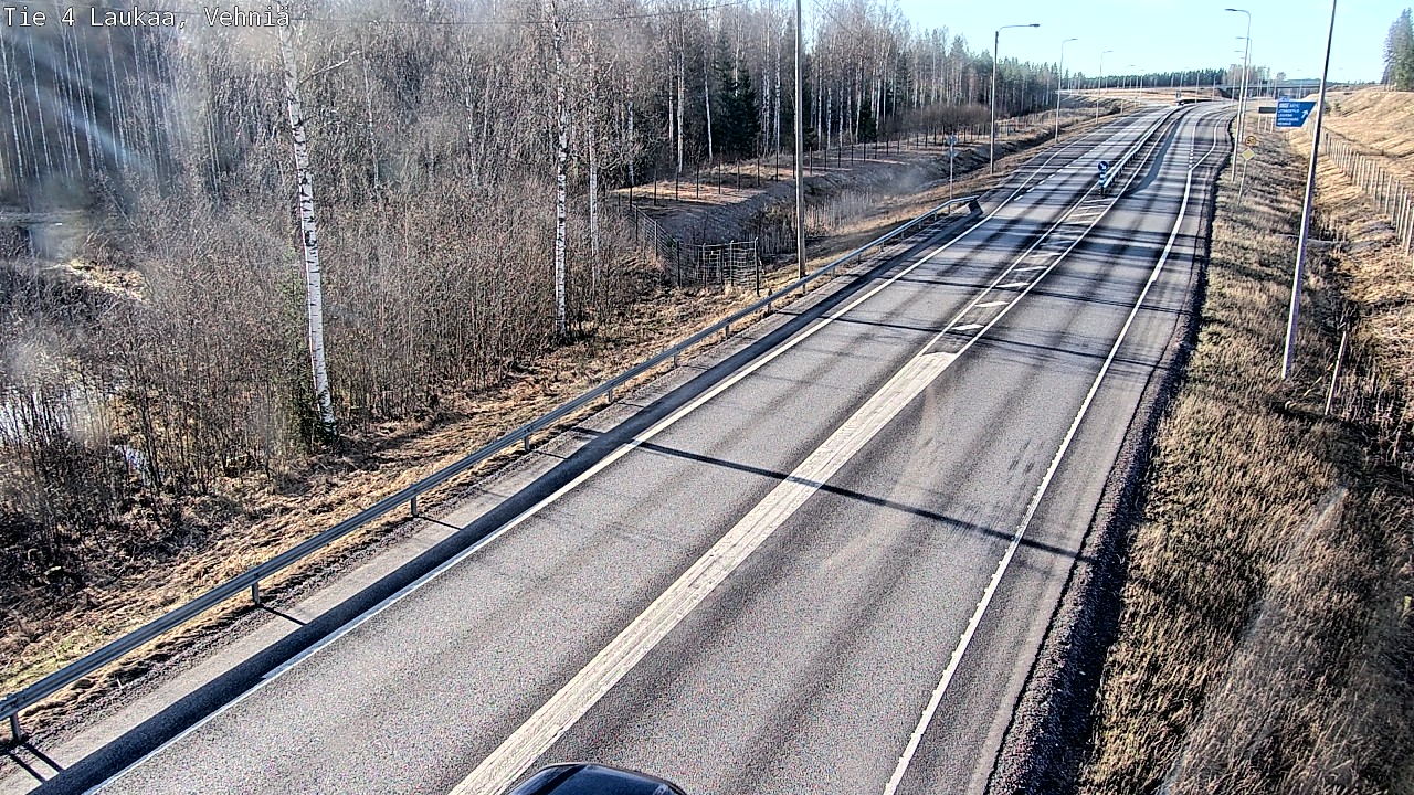 Weather Camera Image Väg 4  Laukaa, Vehniä, Laukaa, Keski-Suomi