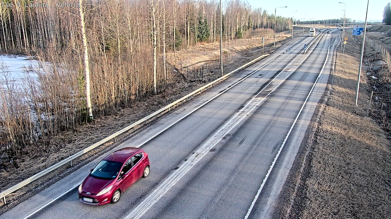 Weather Camera Image Väg 4  Laukaa, Vehniä, Laukaa, Keski-Suomi