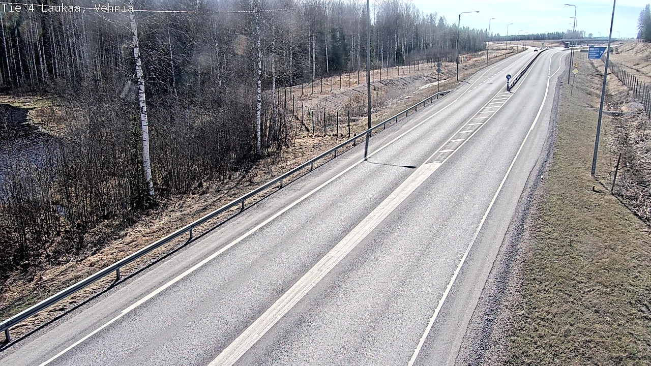 Weather Camera Image Väg 4  Laukaa, Vehniä, Laukaa, Keski-Suomi