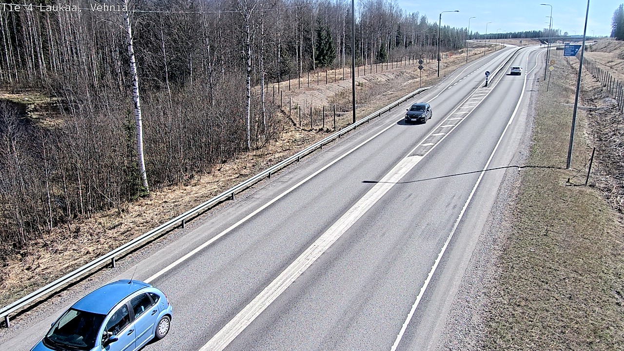 Weather Camera Image Väg 4  Laukaa, Vehniä, Laukaa, Keski-Suomi