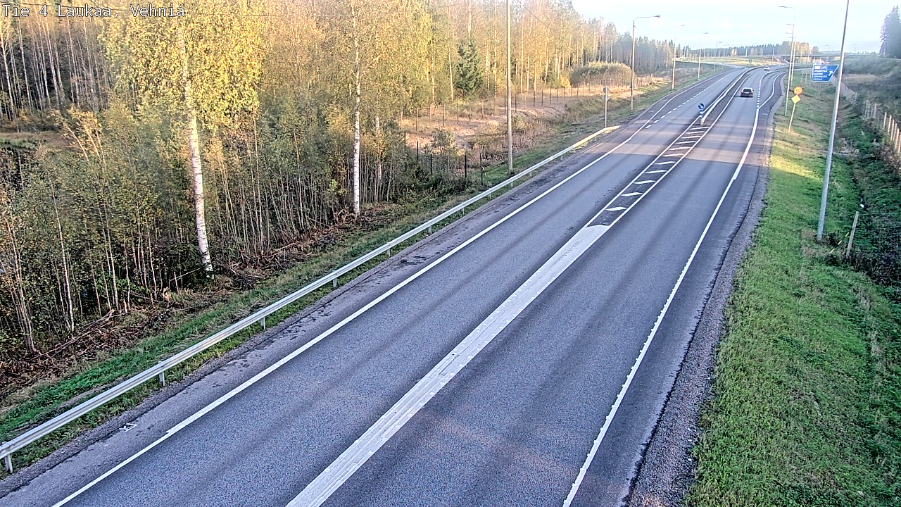 Kelikamerat Kuva Tie 4  Laukaa, Vehniä, Laukaa, Keski-Suomi