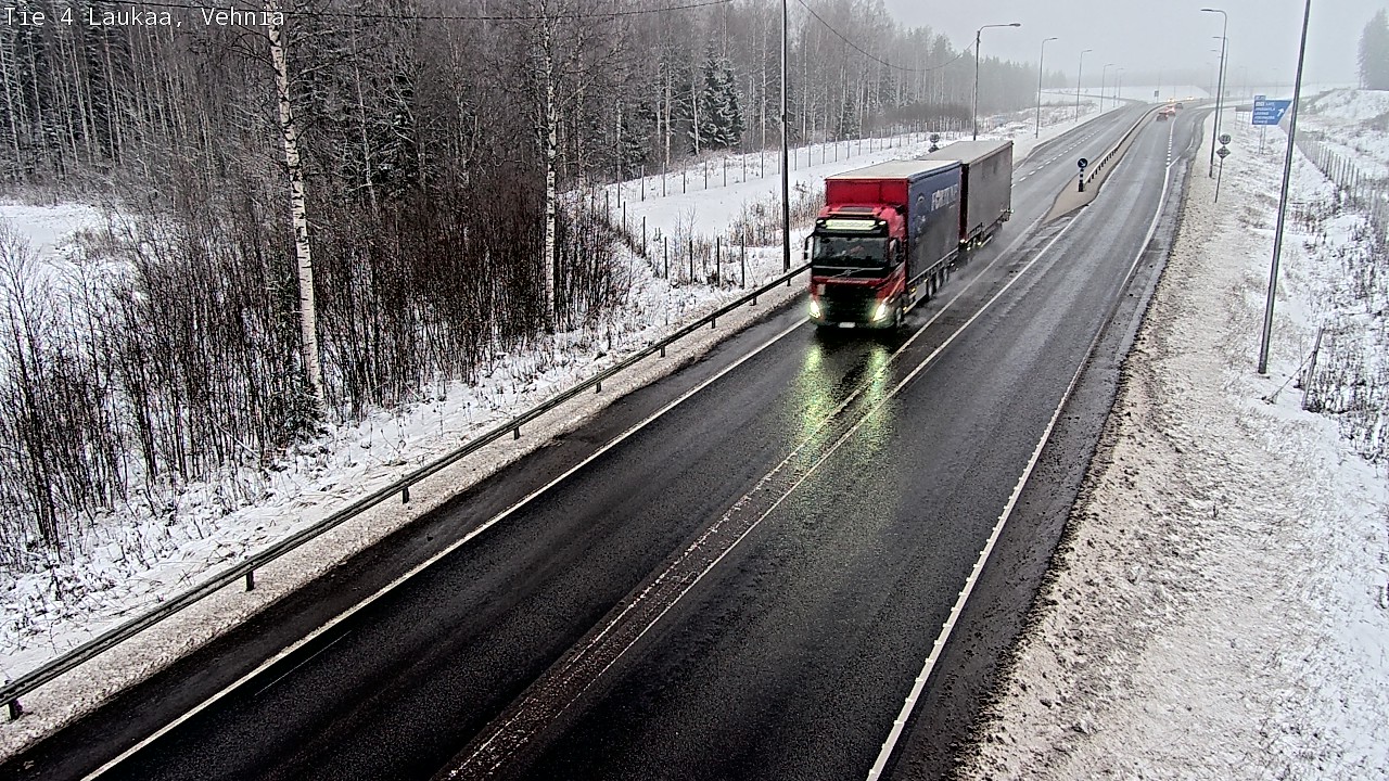 Weather Camera Image Väg 4  Laukaa, Vehniä, Laukaa, Keski-Suomi