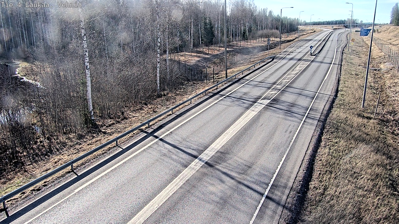 Weather Camera Image Väg 4  Laukaa, Vehniä, Laukaa, Keski-Suomi