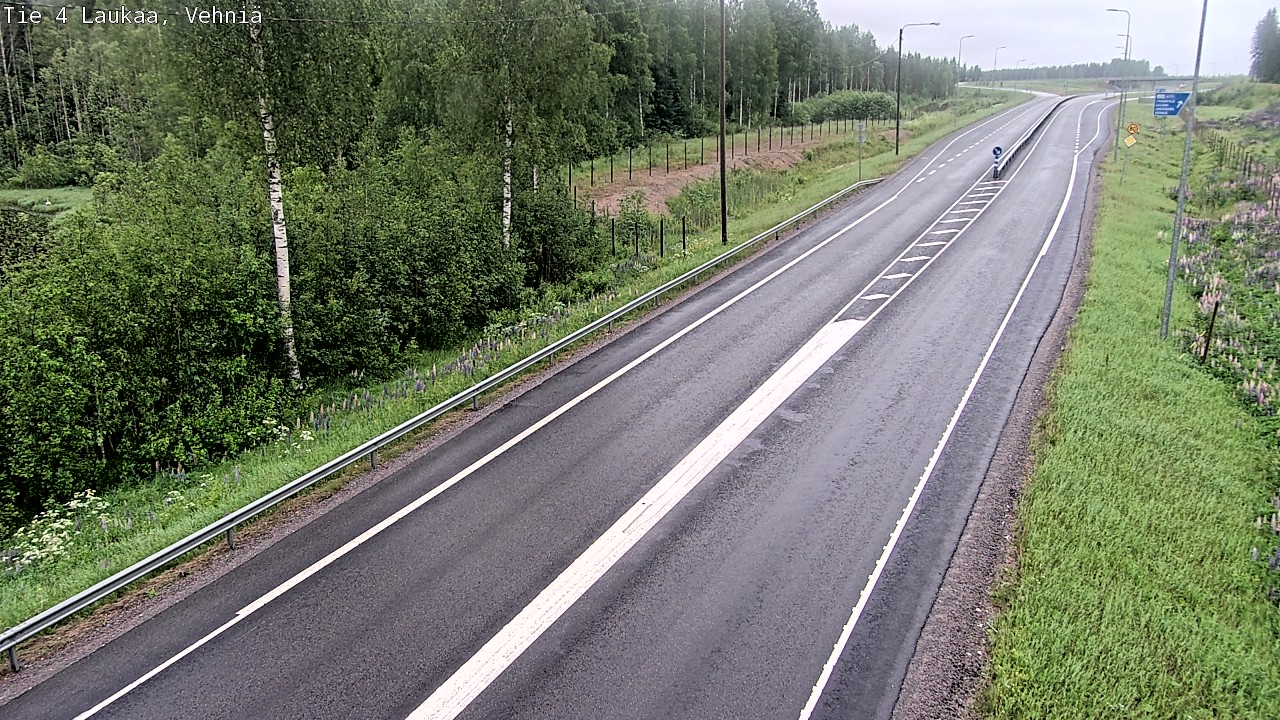 Kelikamerat Kuva Tie 4  Laukaa, Vehniä, Laukaa, Keski-Suomi