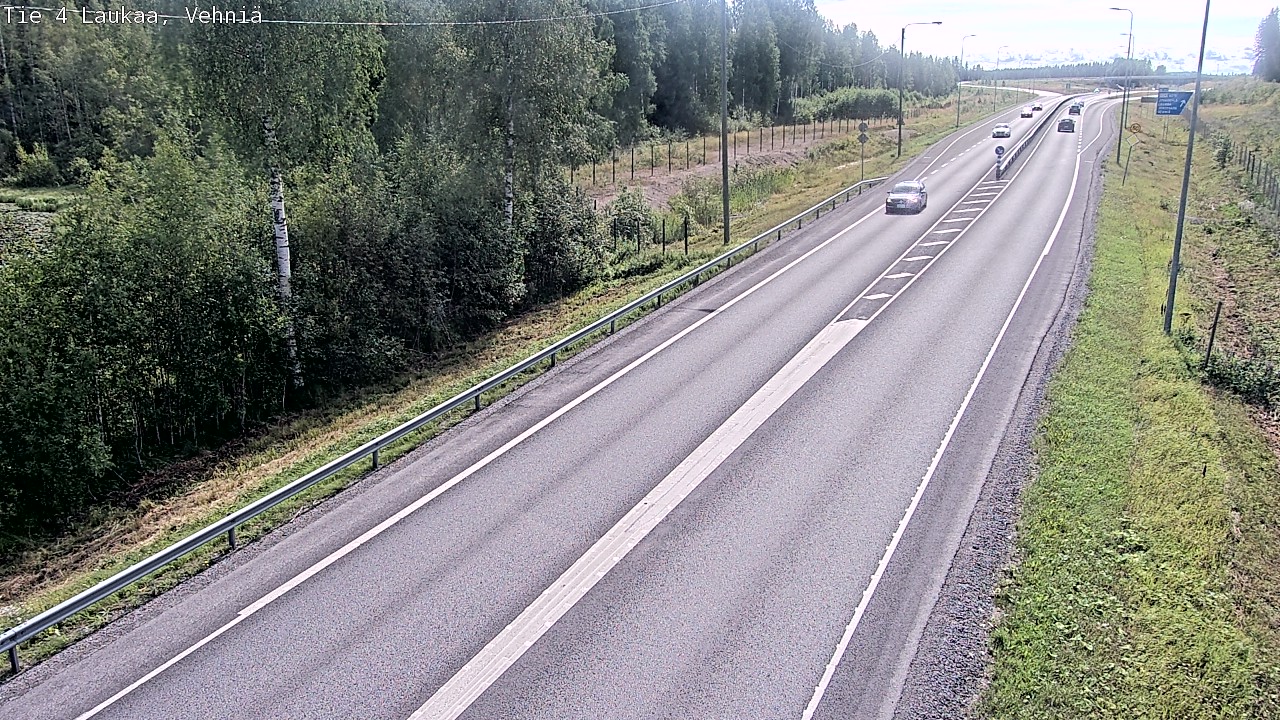 Kelikamerat Kuva Tie 4  Laukaa, Vehniä, Laukaa, Keski-Suomi