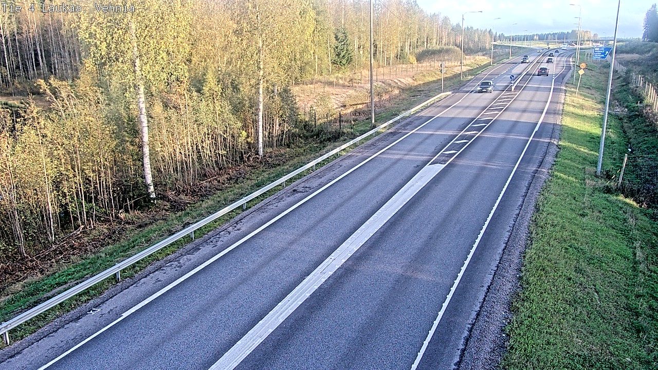 Kelikamerat Kuva Tie 4  Laukaa, Vehniä, Laukaa, Keski-Suomi