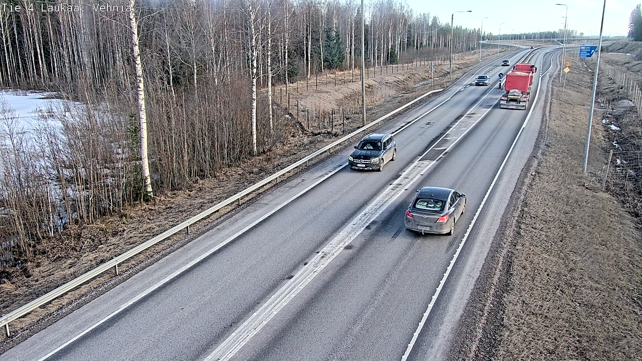 Weather Camera Image Väg 4  Laukaa, Vehniä, Laukaa, Keski-Suomi