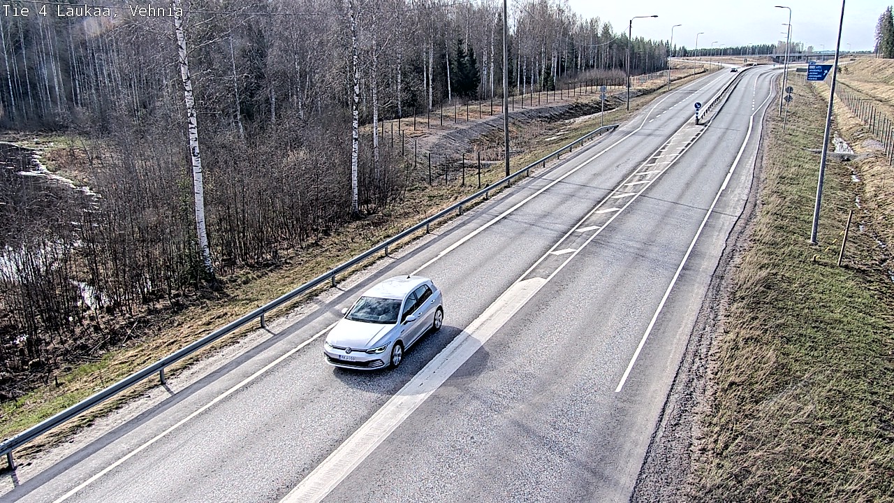 Weather Camera Image Road 4  Laukaa, Vehniä, Laukaa, Keski-Suomi