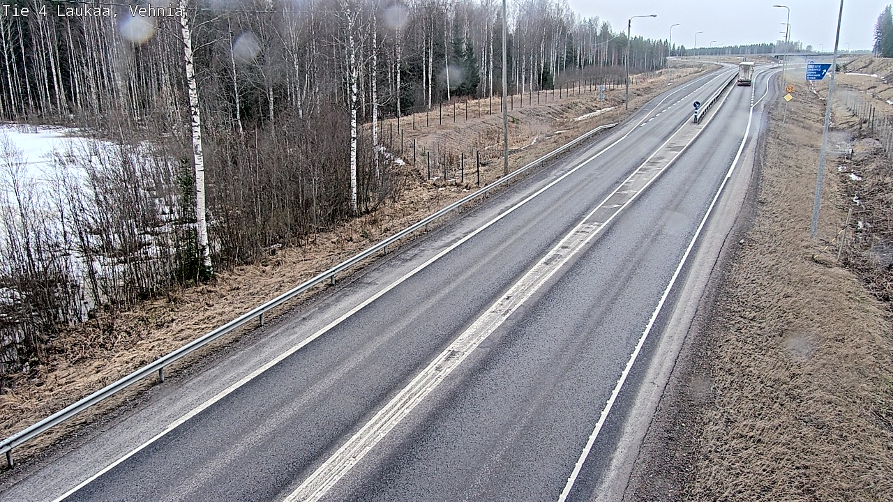 Weather Camera Image Väg 4  Laukaa, Vehniä, Laukaa, Keski-Suomi