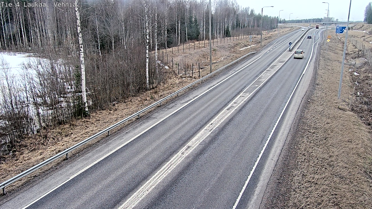 Weather Camera Image Väg 4  Laukaa, Vehniä, Laukaa, Keski-Suomi