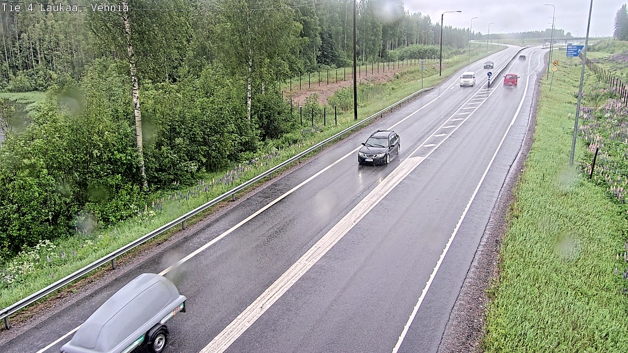 Weather Camera Image Väg 4  Laukaa, Vehniä, Laukaa, Keski-Suomi