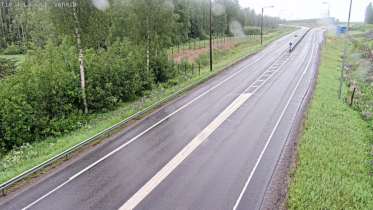 Weather Camera Image Road 4  Laukaa, Vehniä, Laukaa, Keski-Suomi