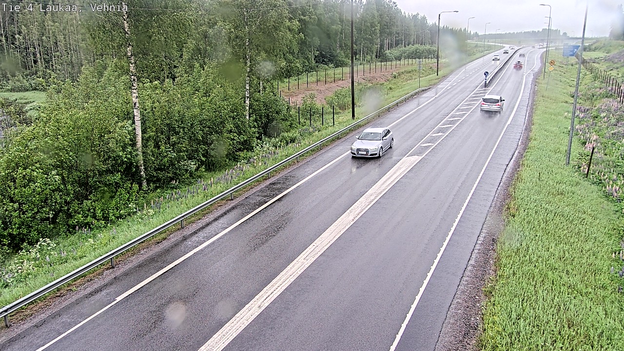 Weather Camera Image Väg 4  Laukaa, Vehniä, Laukaa, Keski-Suomi