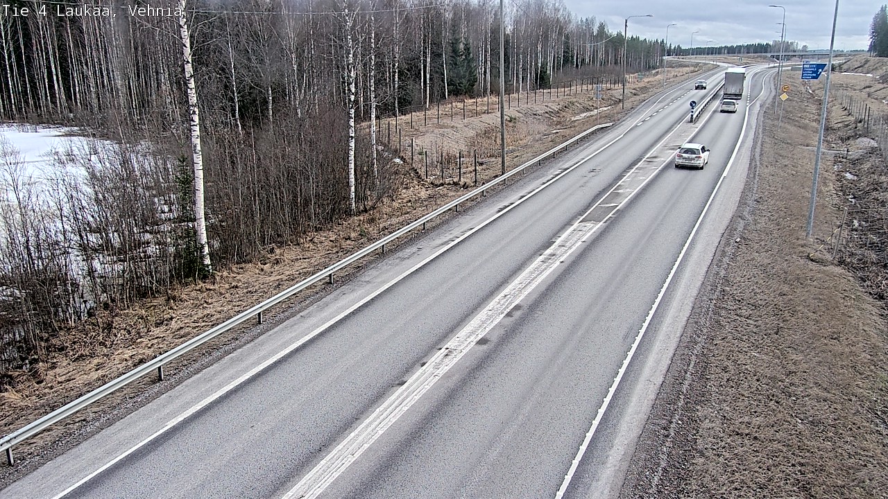 Weather Camera Image Väg 4  Laukaa, Vehniä, Laukaa, Keski-Suomi