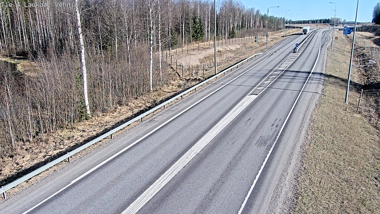 Weather Camera Image Väg 4  Laukaa, Vehniä, Laukaa, Keski-Suomi