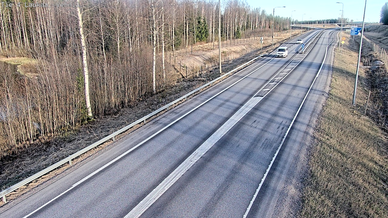 Weather Camera Image Väg 4  Laukaa, Vehniä, Laukaa, Keski-Suomi