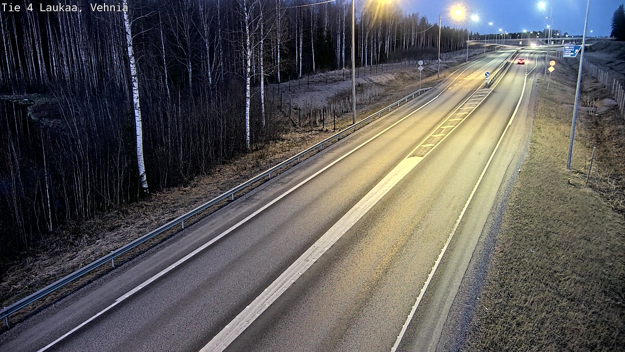 Weather Camera Image Väg 4  Laukaa, Vehniä, Laukaa, Keski-Suomi