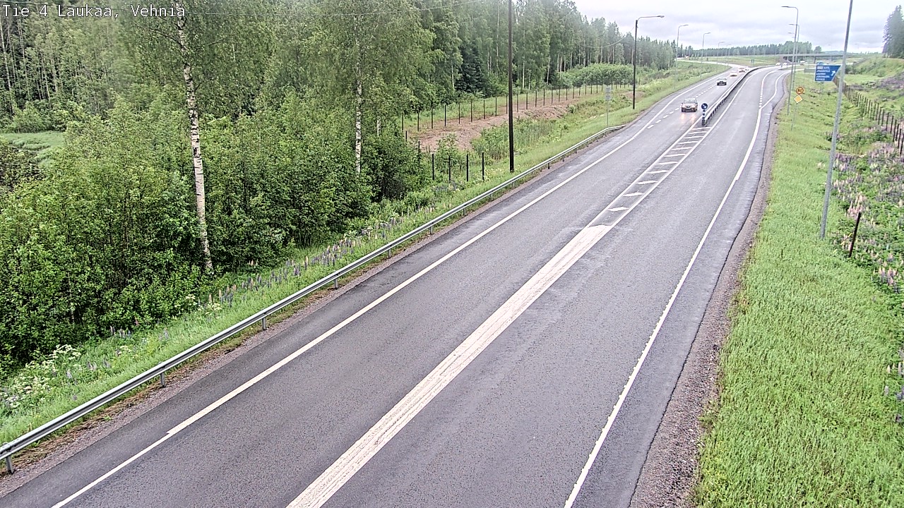 Weather Camera Image Väg 4  Laukaa, Vehniä, Laukaa, Keski-Suomi