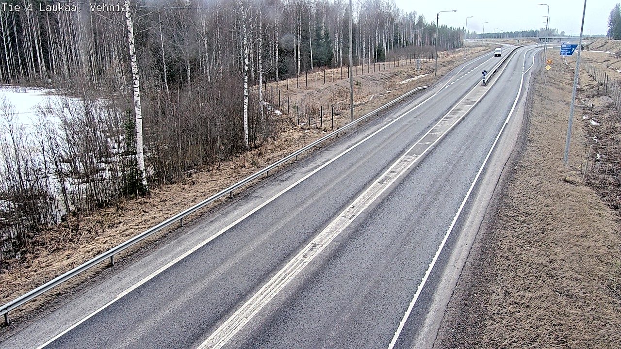 Weather Camera Image Väg 4  Laukaa, Vehniä, Laukaa, Keski-Suomi