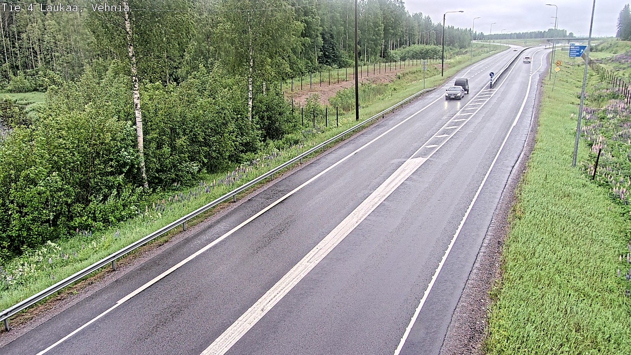 Weather Camera Image Väg 4  Laukaa, Vehniä, Laukaa, Keski-Suomi