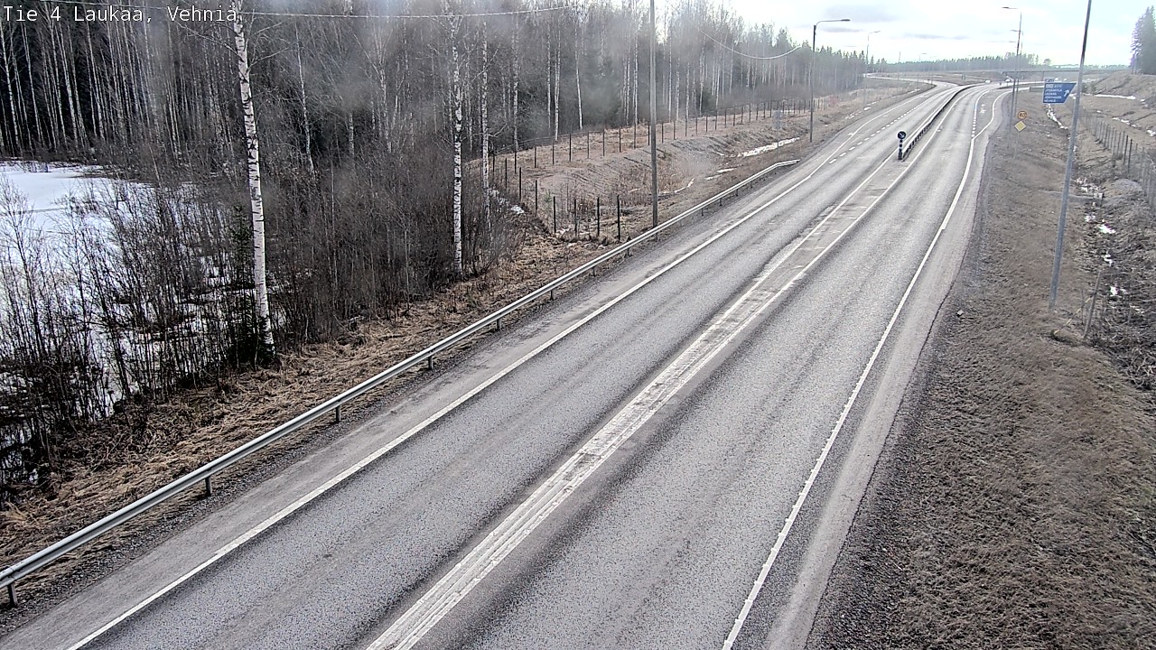 Weather Camera Image Väg 4  Laukaa, Vehniä, Laukaa, Keski-Suomi