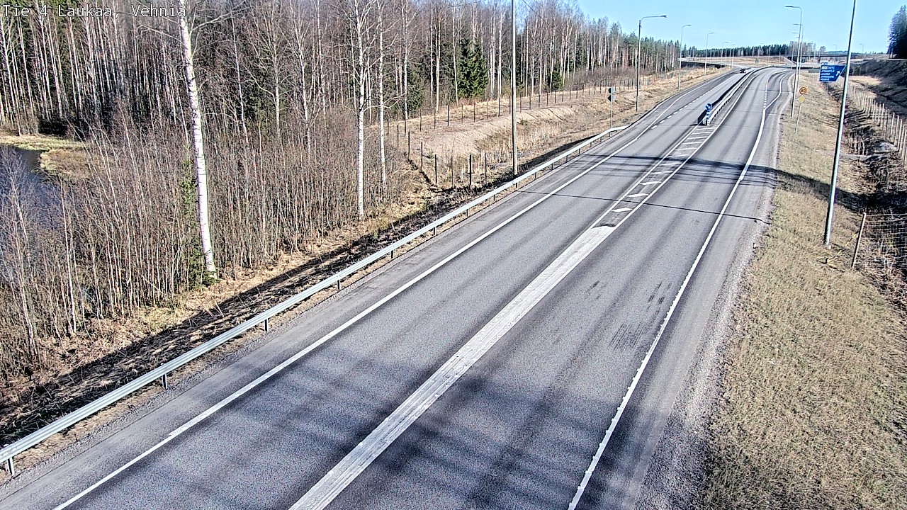 Weather Camera Image Väg 4  Laukaa, Vehniä, Laukaa, Keski-Suomi
