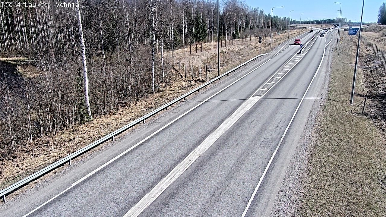 Weather Camera Image Väg 4  Laukaa, Vehniä, Laukaa, Keski-Suomi