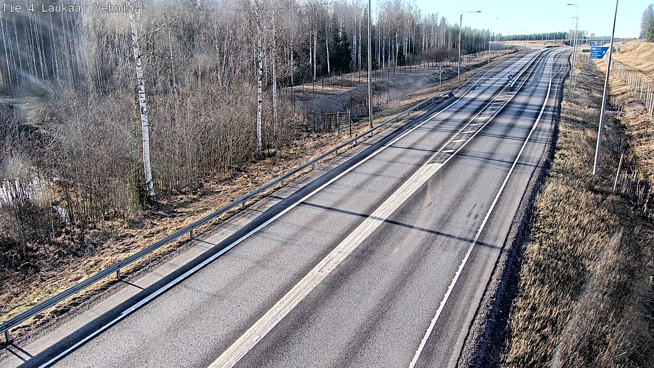 Weather Camera Image Väg 4  Laukaa, Vehniä, Laukaa, Keski-Suomi