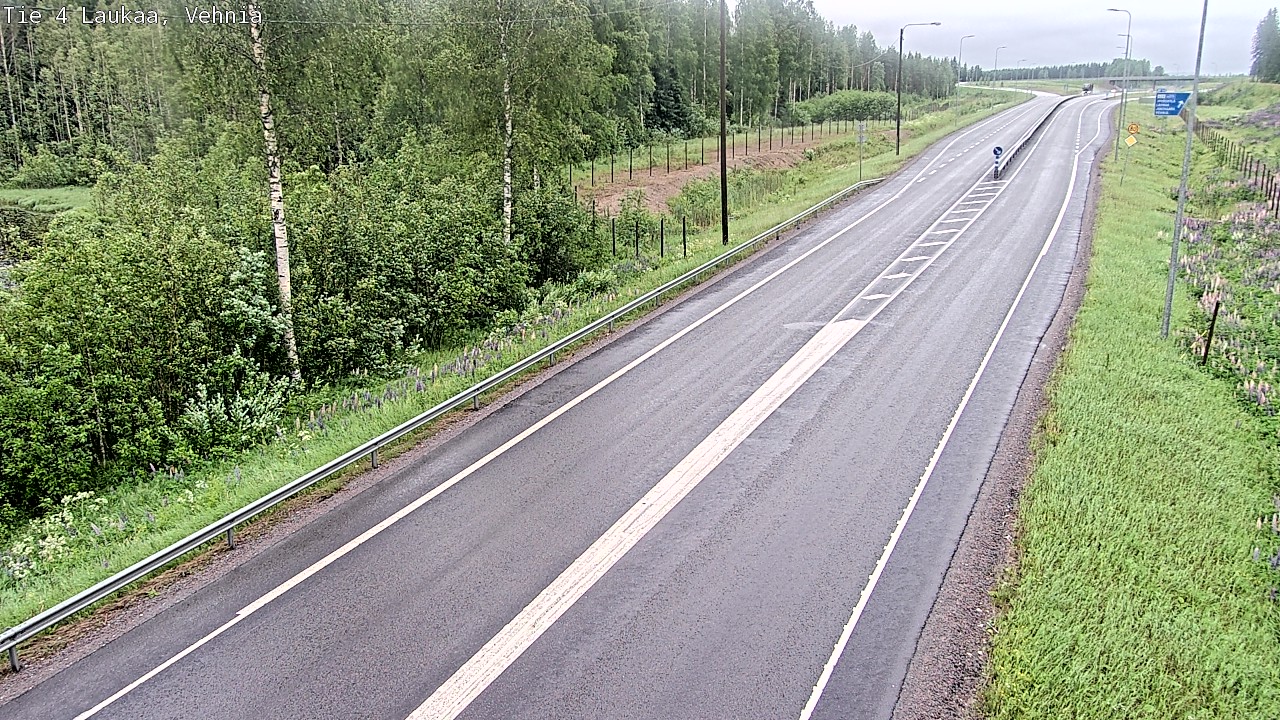 Weather Camera Image Väg 4  Laukaa, Vehniä, Laukaa, Keski-Suomi
