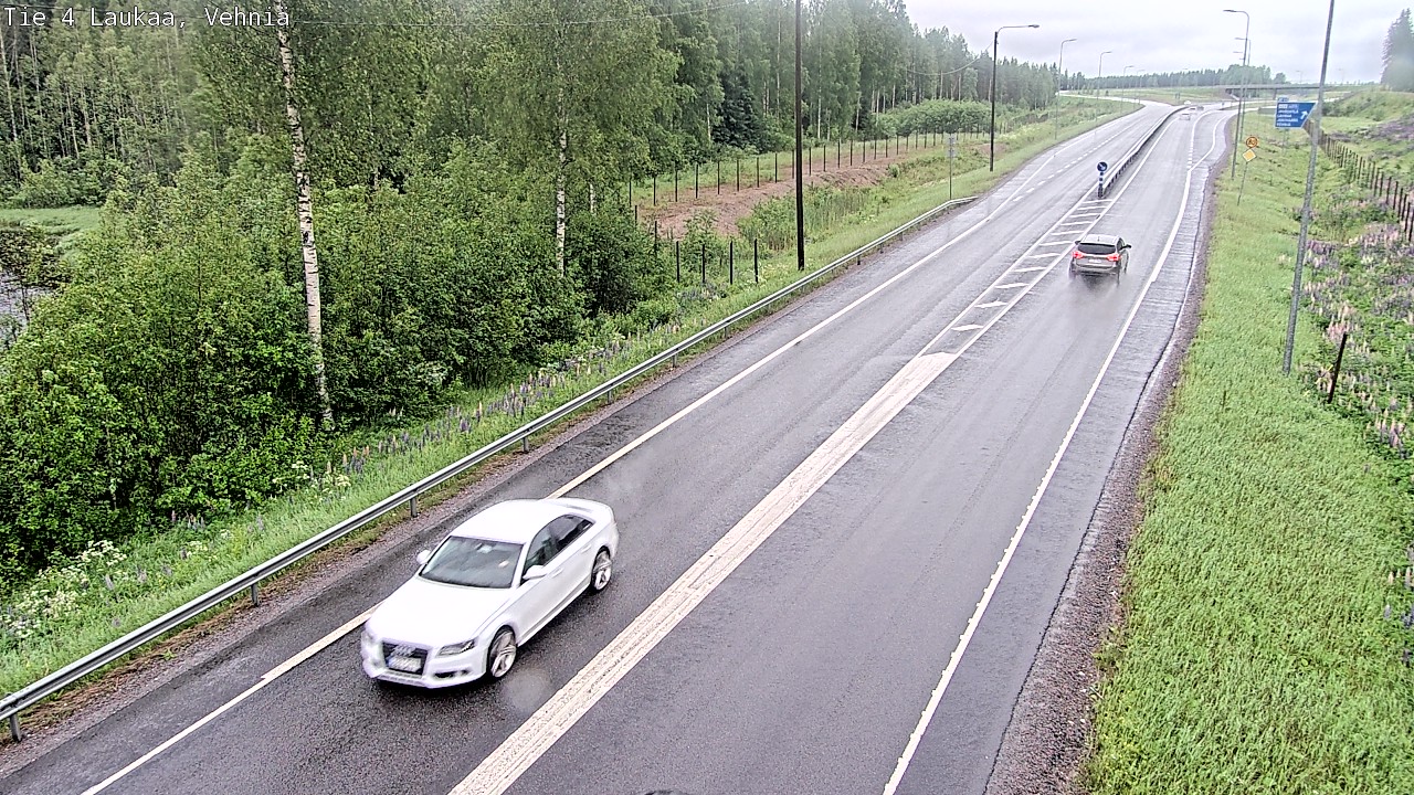Weather Camera Image Väg 4  Laukaa, Vehniä, Laukaa, Keski-Suomi