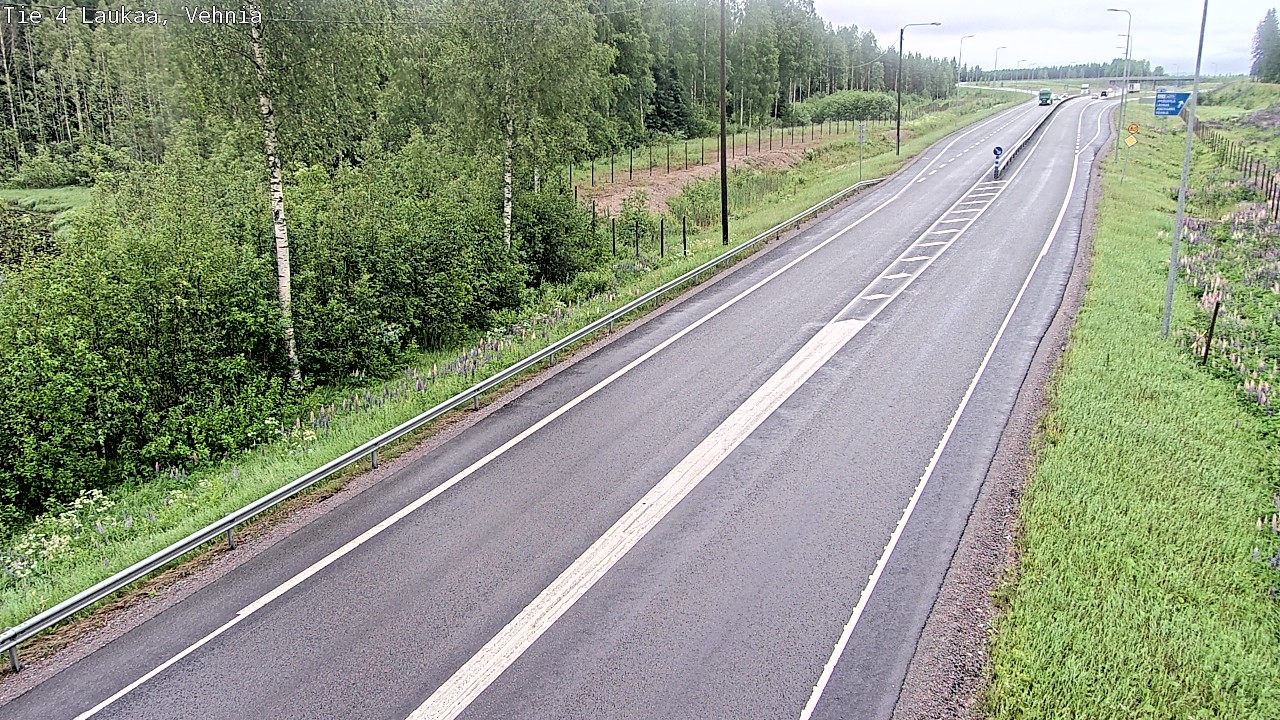 Weather Camera Image Väg 4  Laukaa, Vehniä, Laukaa, Keski-Suomi