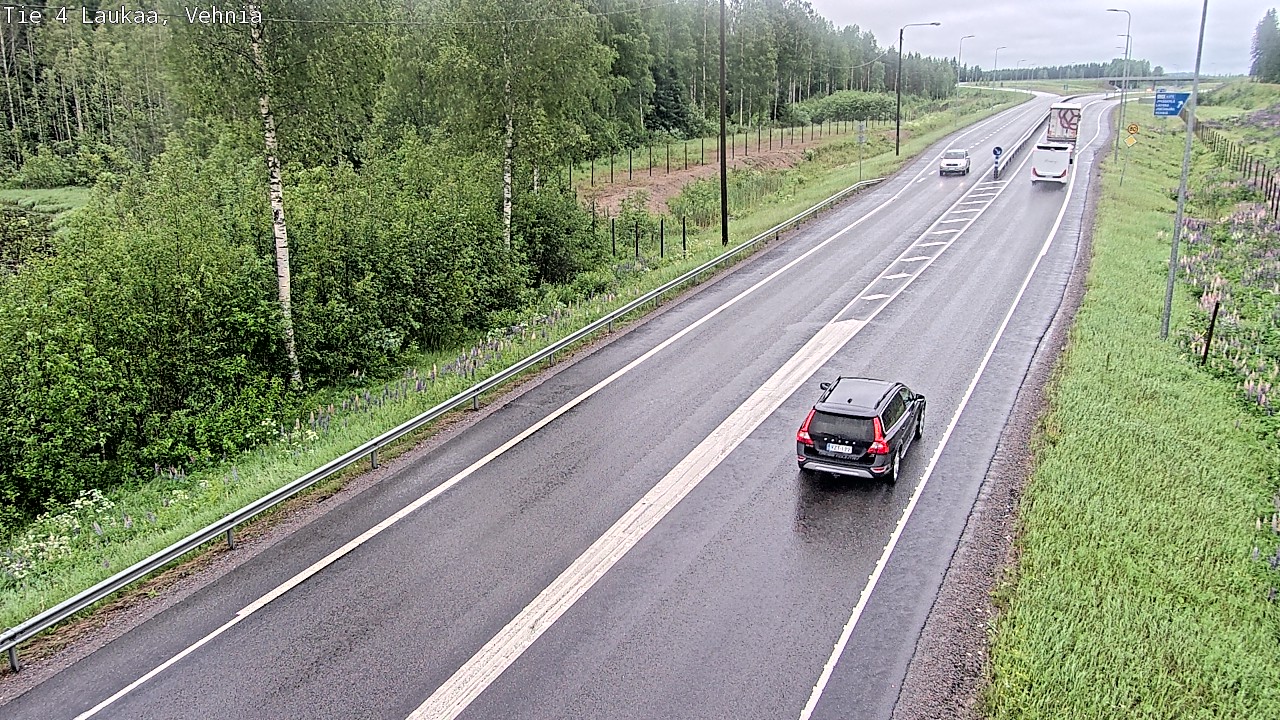 Weather Camera Image Väg 4  Laukaa, Vehniä, Laukaa, Keski-Suomi