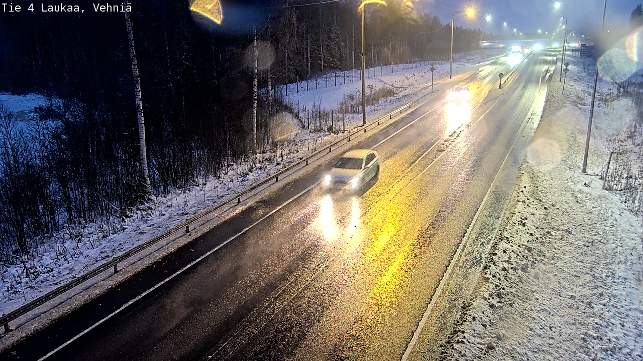 Weather Camera Image Väg 4  Laukaa, Vehniä, Laukaa, Keski-Suomi