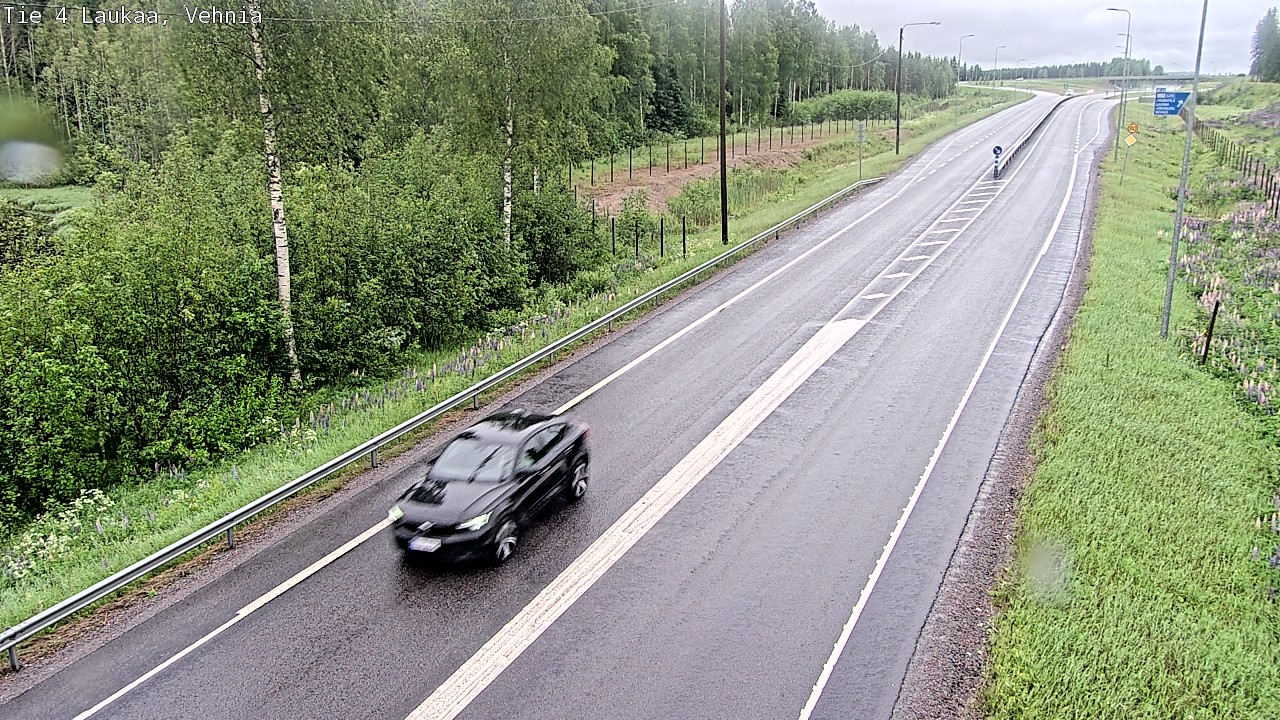 Weather Camera Image Väg 4  Laukaa, Vehniä, Laukaa, Keski-Suomi