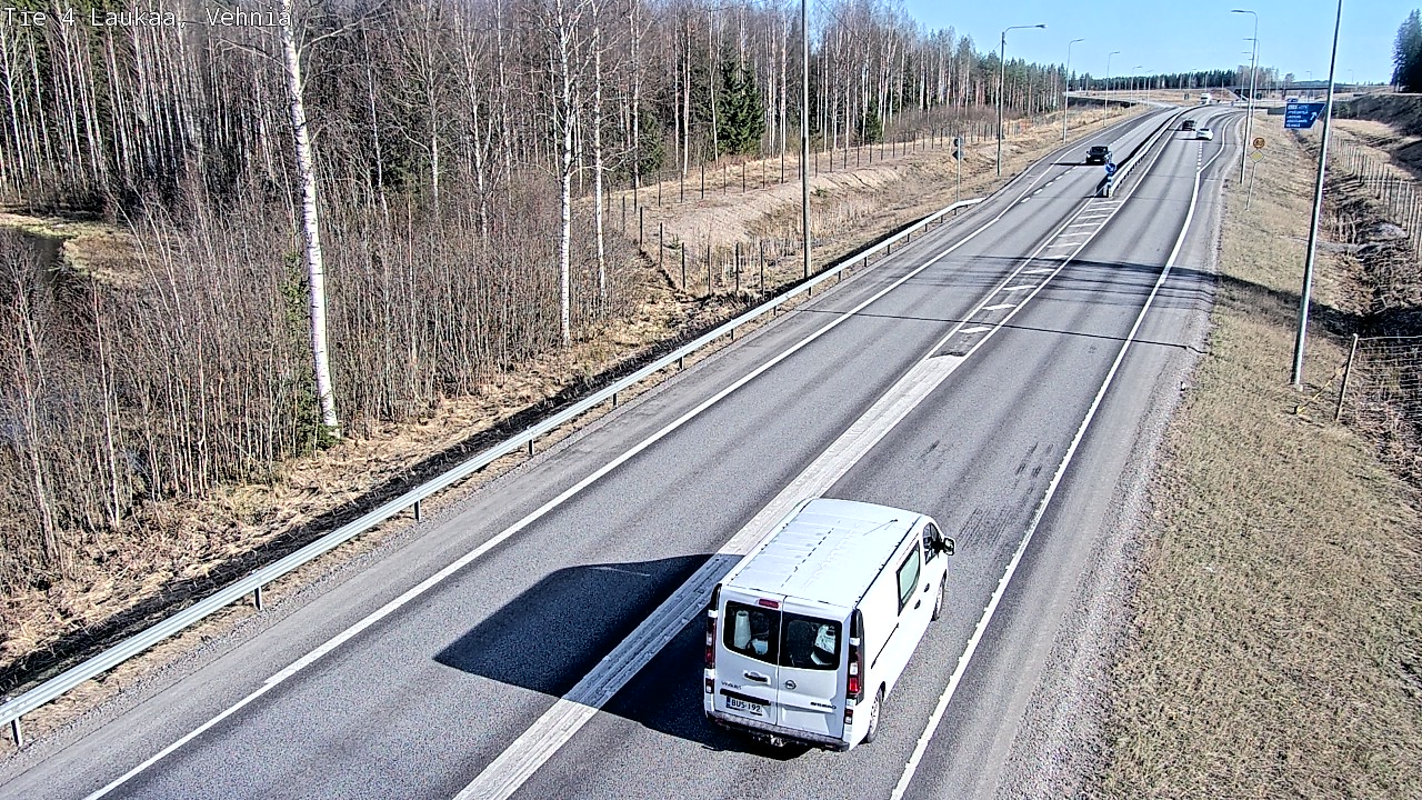 Weather Camera Image Väg 4  Laukaa, Vehniä, Laukaa, Keski-Suomi