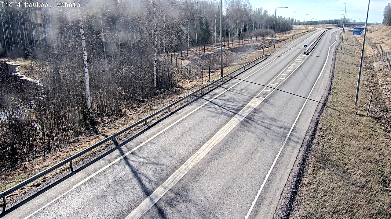Weather Camera Image Väg 4  Laukaa, Vehniä, Laukaa, Keski-Suomi
