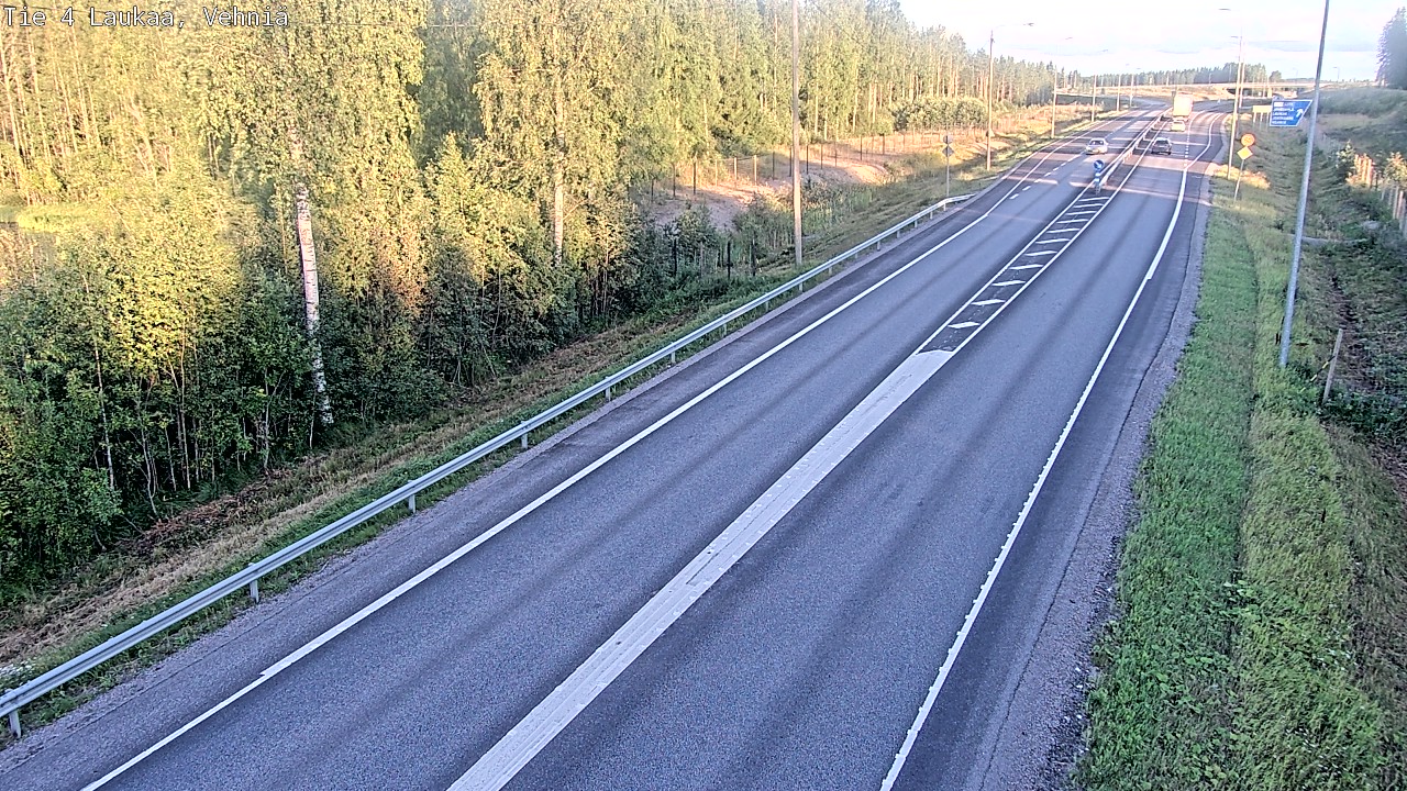 Kelikamerat Kuva Tie 4  Laukaa, Vehniä, Laukaa, Keski-Suomi