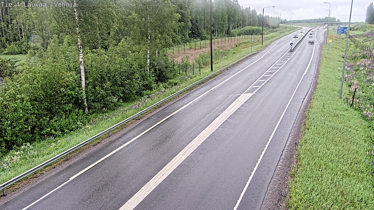 Weather Camera Image Väg 4  Laukaa, Vehniä, Laukaa, Keski-Suomi