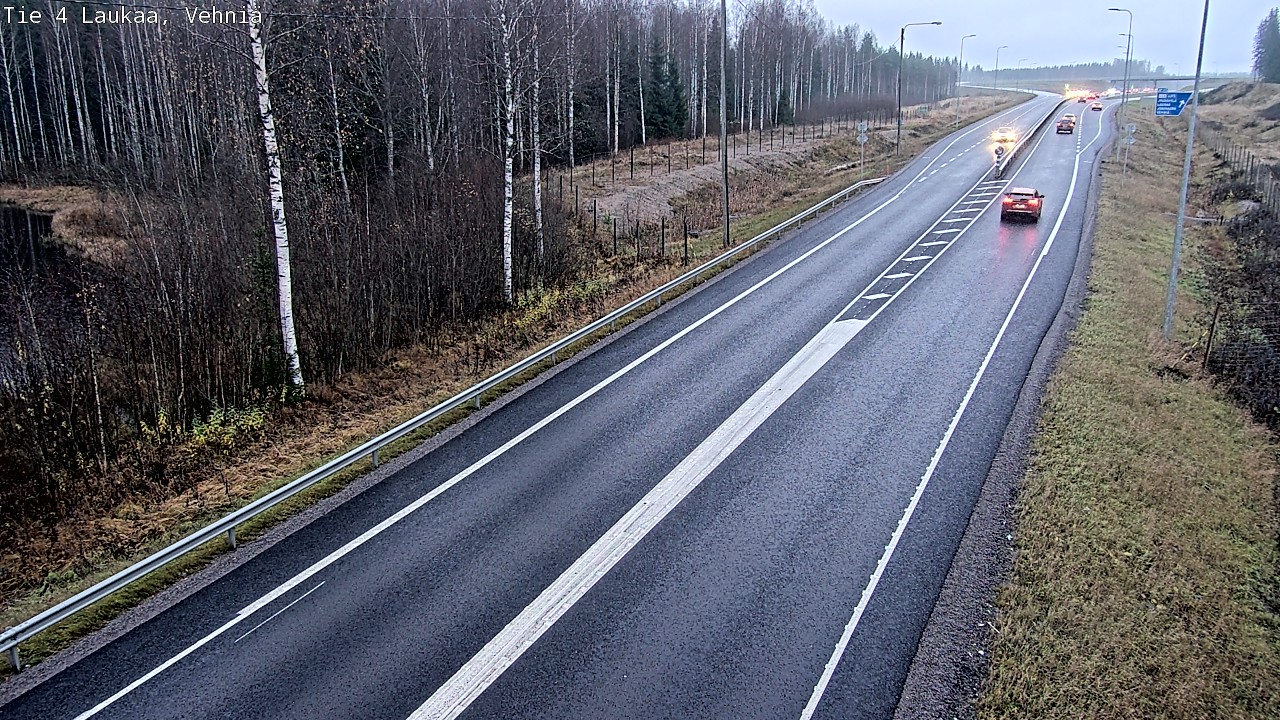 Kelikamerat Kuva Tie 4  Laukaa, Vehniä, Laukaa, Keski-Suomi