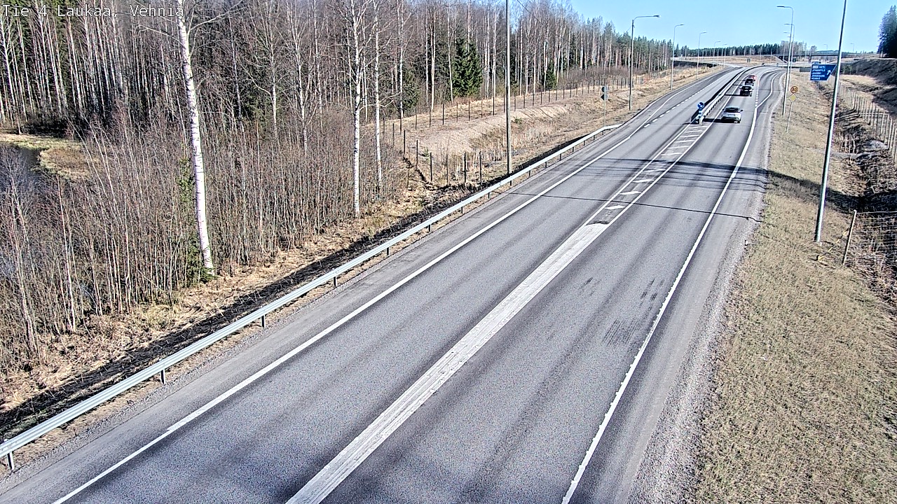 Weather Camera Image Väg 4  Laukaa, Vehniä, Laukaa, Keski-Suomi