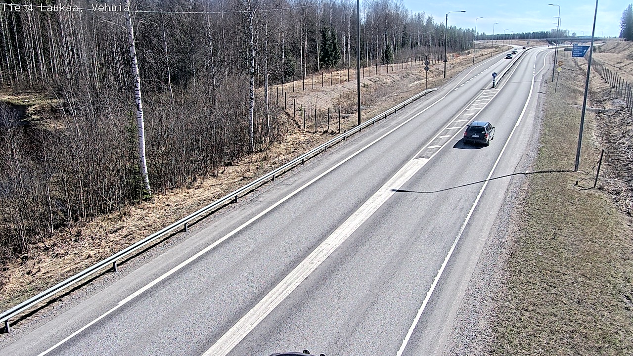 Weather Camera Image Väg 4  Laukaa, Vehniä, Laukaa, Keski-Suomi