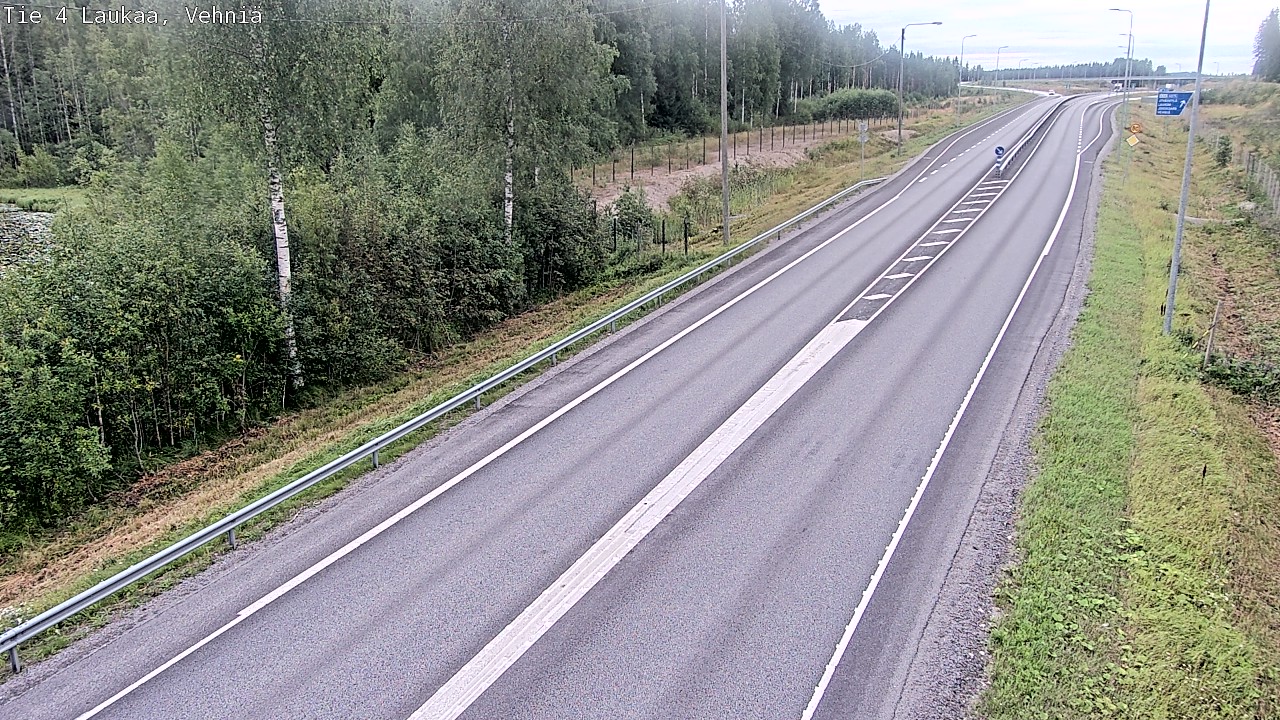 Weather Camera Image Road 4  Laukaa, Vehniä, Laukaa, Keski-Suomi