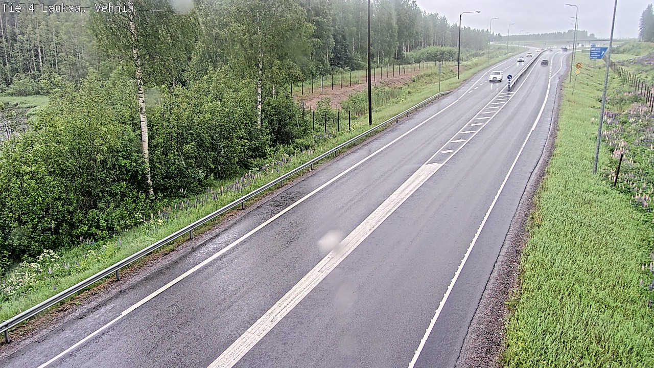 Weather Camera Image Väg 4  Laukaa, Vehniä, Laukaa, Keski-Suomi