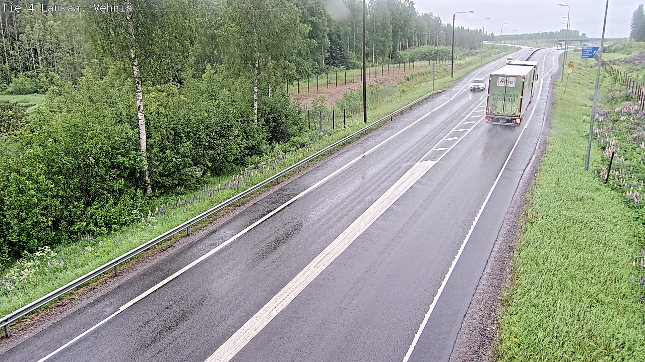 Weather Camera Image Väg 4  Laukaa, Vehniä, Laukaa, Keski-Suomi