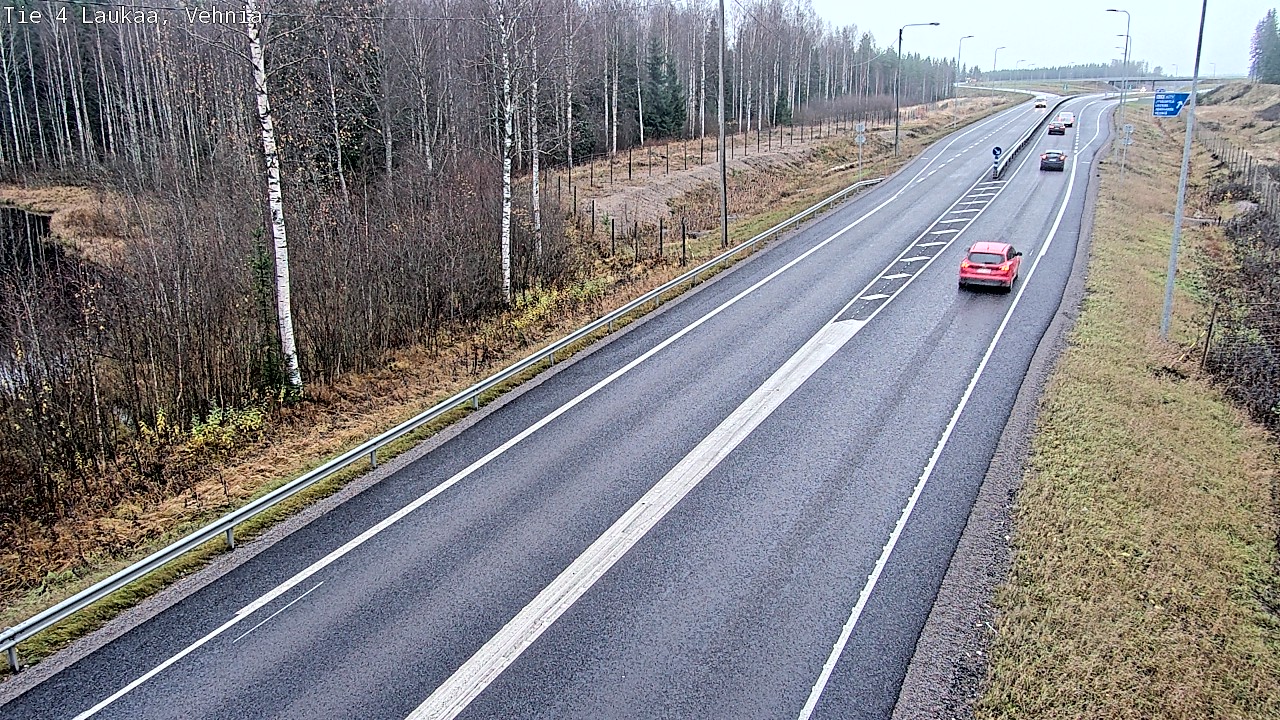 Kelikamerat Kuva Tie 4  Laukaa, Vehniä, Laukaa, Keski-Suomi