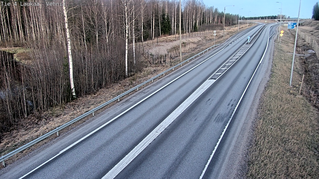 Weather Camera Image Väg 4  Laukaa, Vehniä, Laukaa, Keski-Suomi